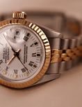 Bild in Galerie-Betrachter laden, Rolex Lady-Datejust 69173 Original Papiere Jubilee White Dial
