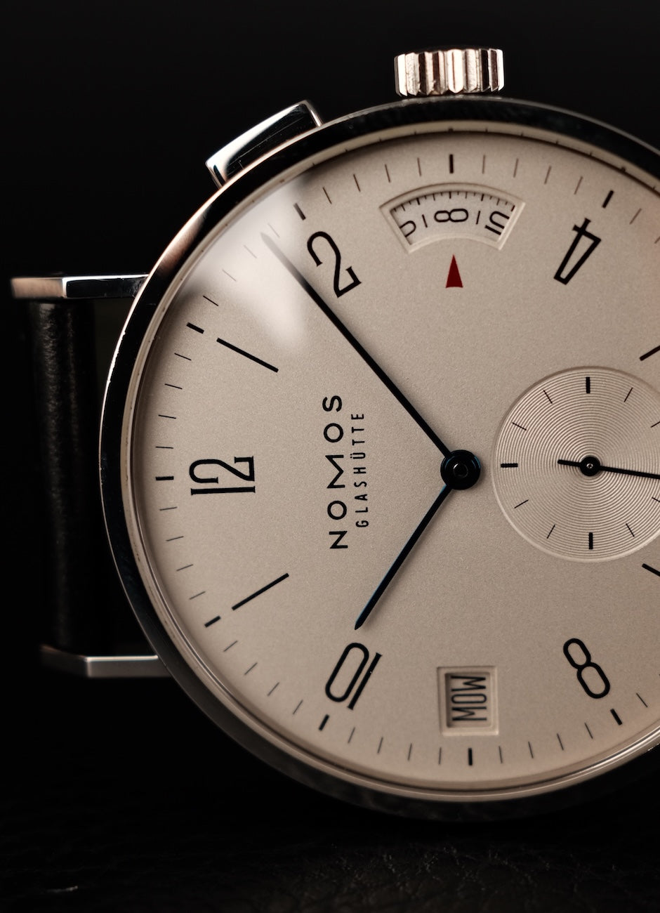 Nomos Tangomat GMT 635 Box + og. Papiere German Delivered Additional Metal Bracelet Automatik