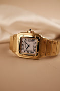 Cargar la imagen en la vista de la galería, Cartier Santos Carrée 2960 18k Gelbgold TOP ZUSTAND
