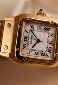 Bild in Galerie-Betrachter laden, Cartier Santos Carrée 2960 18k Gelbgold TOP ZUSTAND
