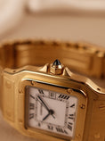 Cargar la imagen en la vista de la galería, Cartier Santos Carrée 2960 18k Gelbgold TOP ZUSTAND
