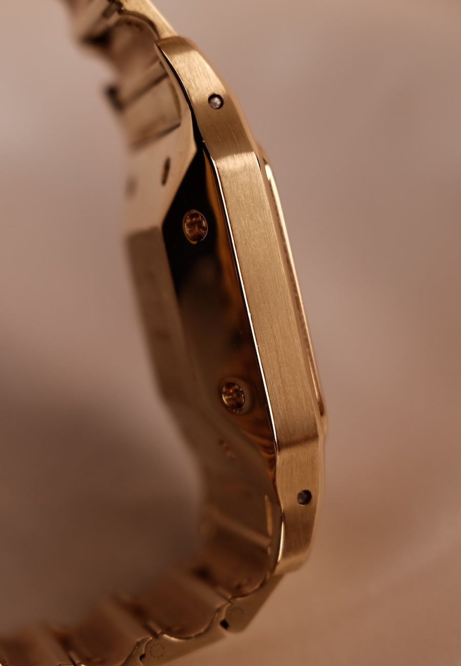 Cartier Santos Carrée 2960 18k Gelbgold TOP ZUSTAND