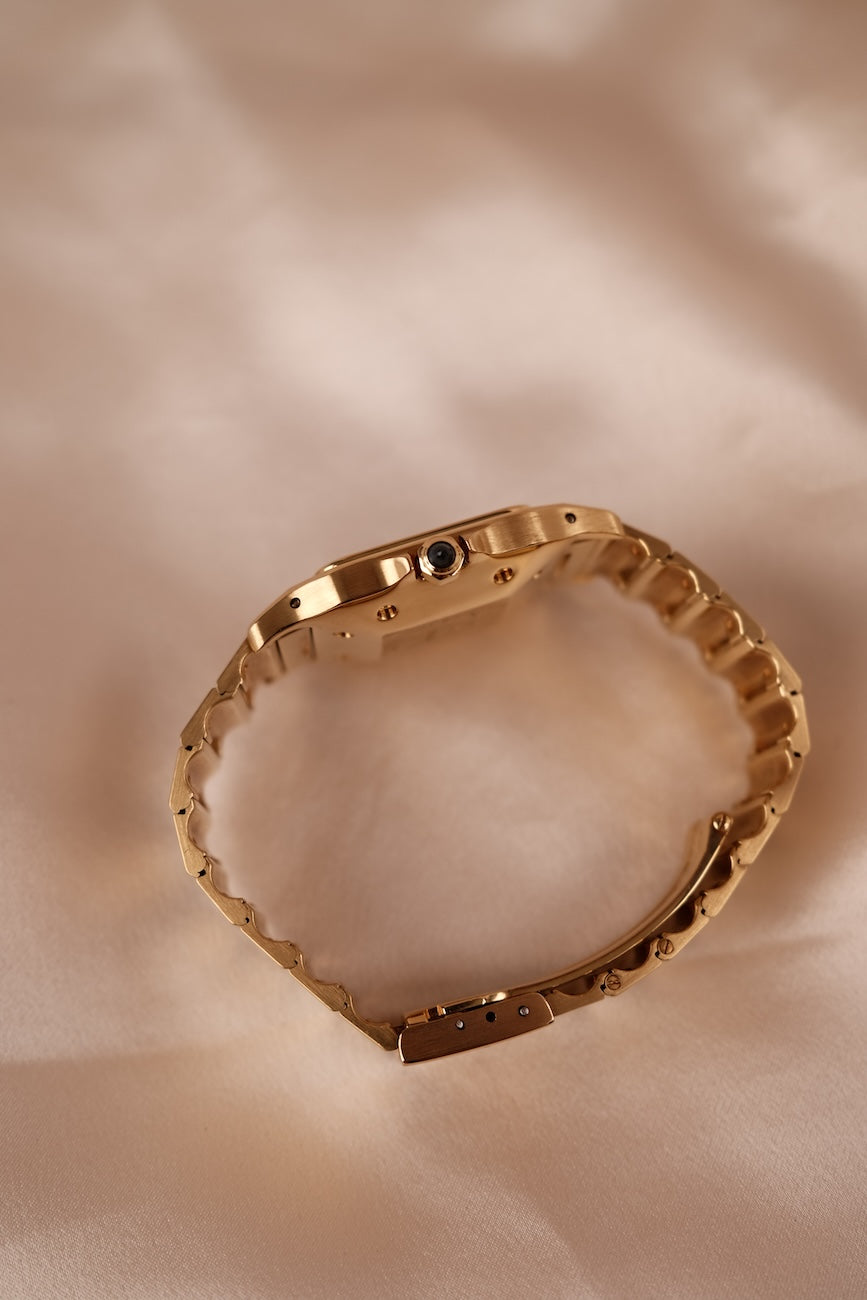 Cartier Santos Carrée 2960 18k Gelbgold TOP ZUSTAND