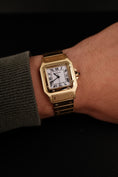 Cargar la imagen en la vista de la galería, Cartier Santos Carrée 2960 18k Gelbgold TOP ZUSTAND
