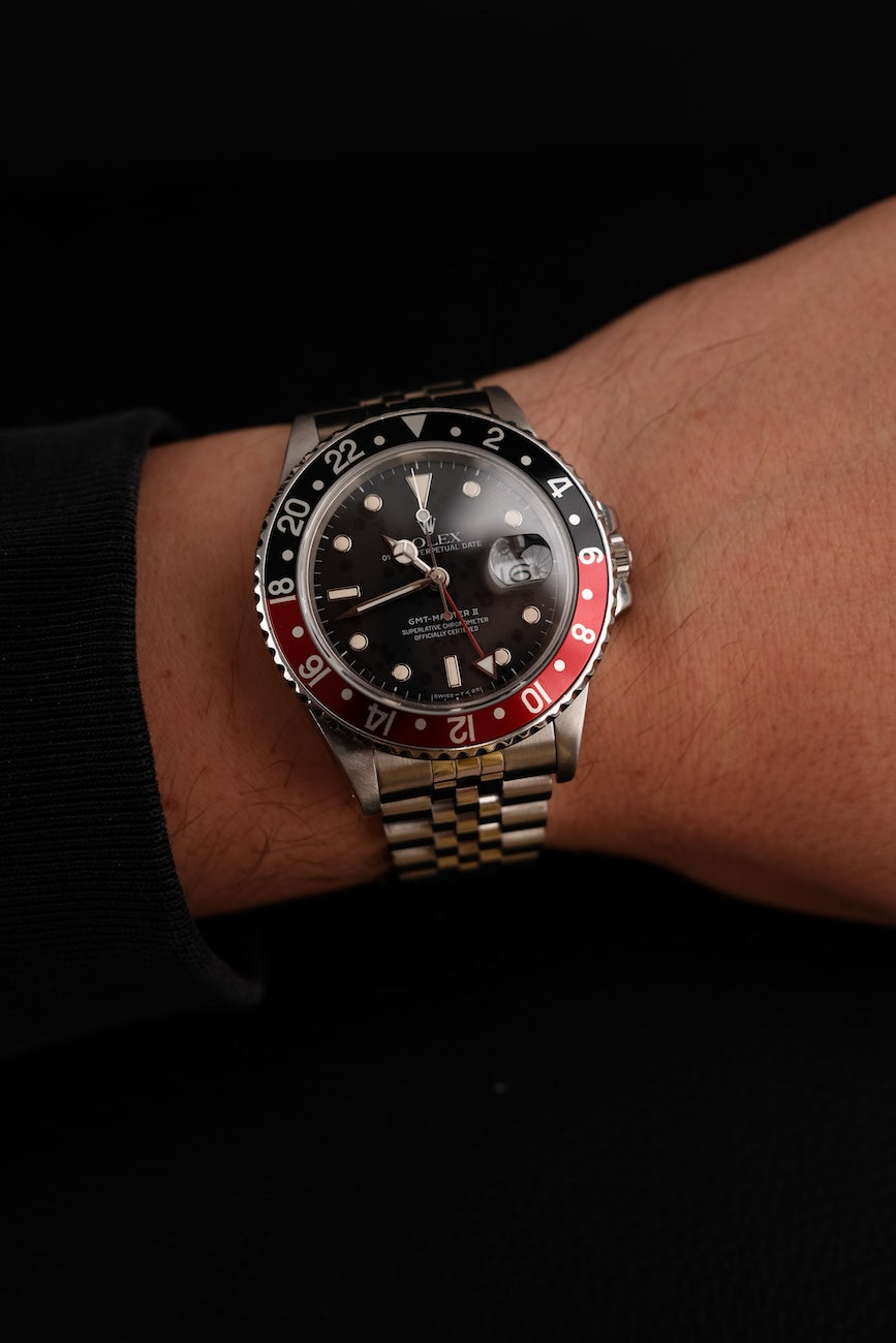 Rolex GMT-Master II 16760 Box + og. Papiere "Fat Lady" Jubilee