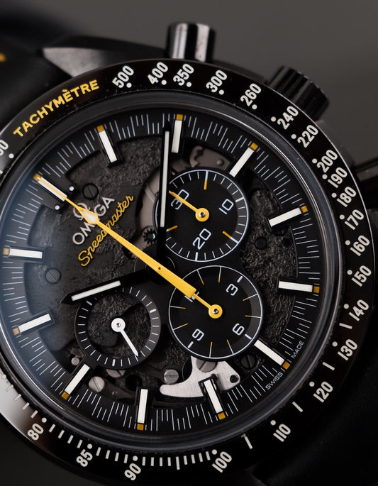 Omega Speedmaster 31192443001001 Box + og. Papiere Dark Side Of The Moon,  German Delivered