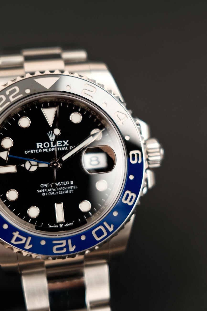 Rolex GMT-Master II "Batman" 126710BLNR Box + og. Papiere LC100, First Buyer's Invoice