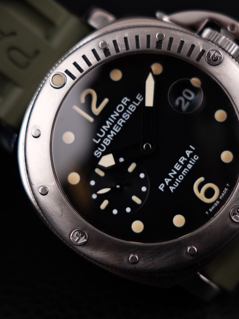 Panerai Luminor Submersible PAM00024 Box + og. Papiere D-Series, German Delivered