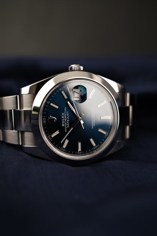 Rolex Datejust 41 126300 Box + og. Papiere Blue Dial