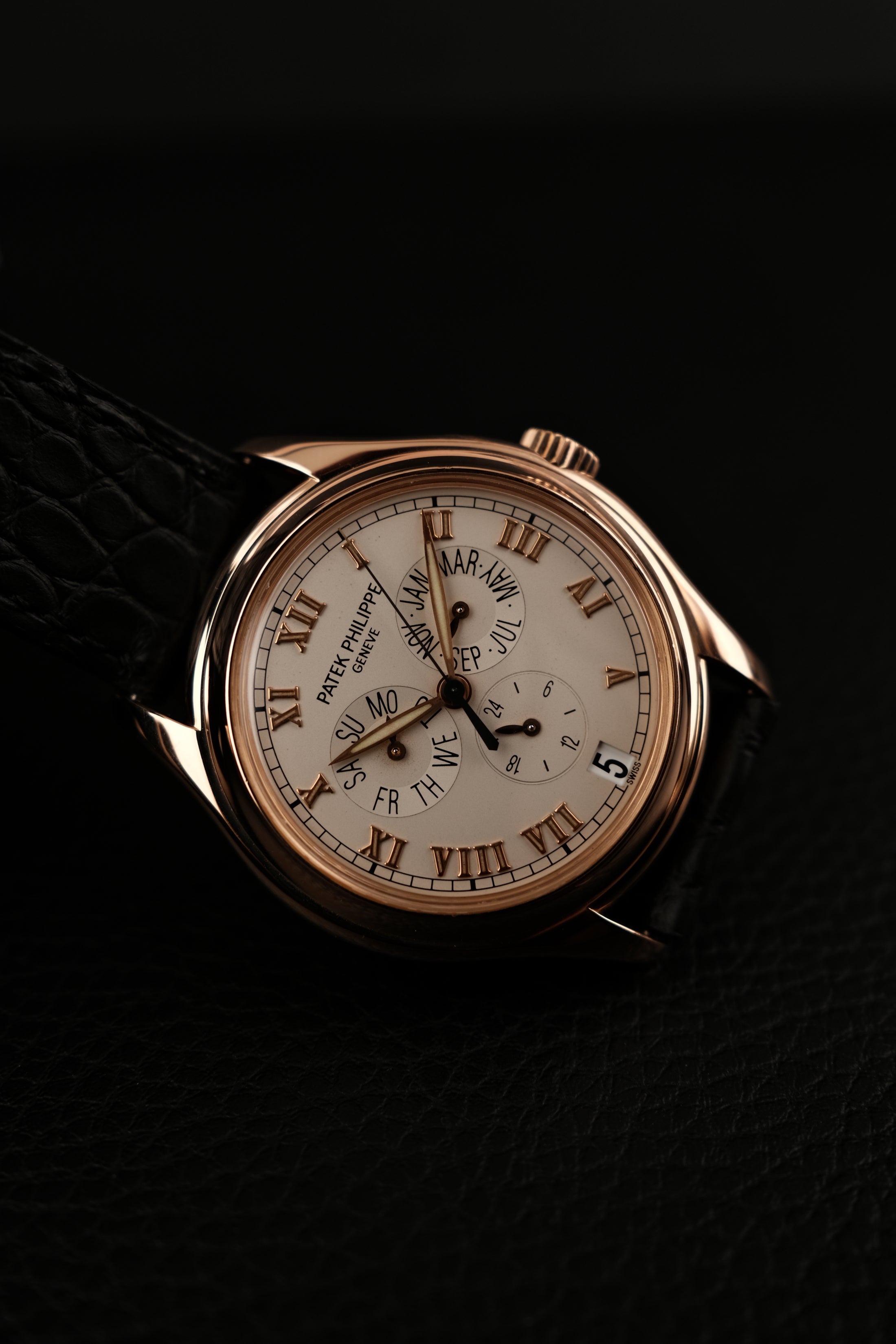 Patek Philippe Annual Calendar 5035R Original Papiere Rose Gold Cream Dial Additional Extract