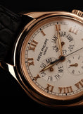 Bild in Galerie-Betrachter laden, Patek Philippe Annual Calendar 5035R Original Papiere Rose Gold Cream Dial Additional Extract
