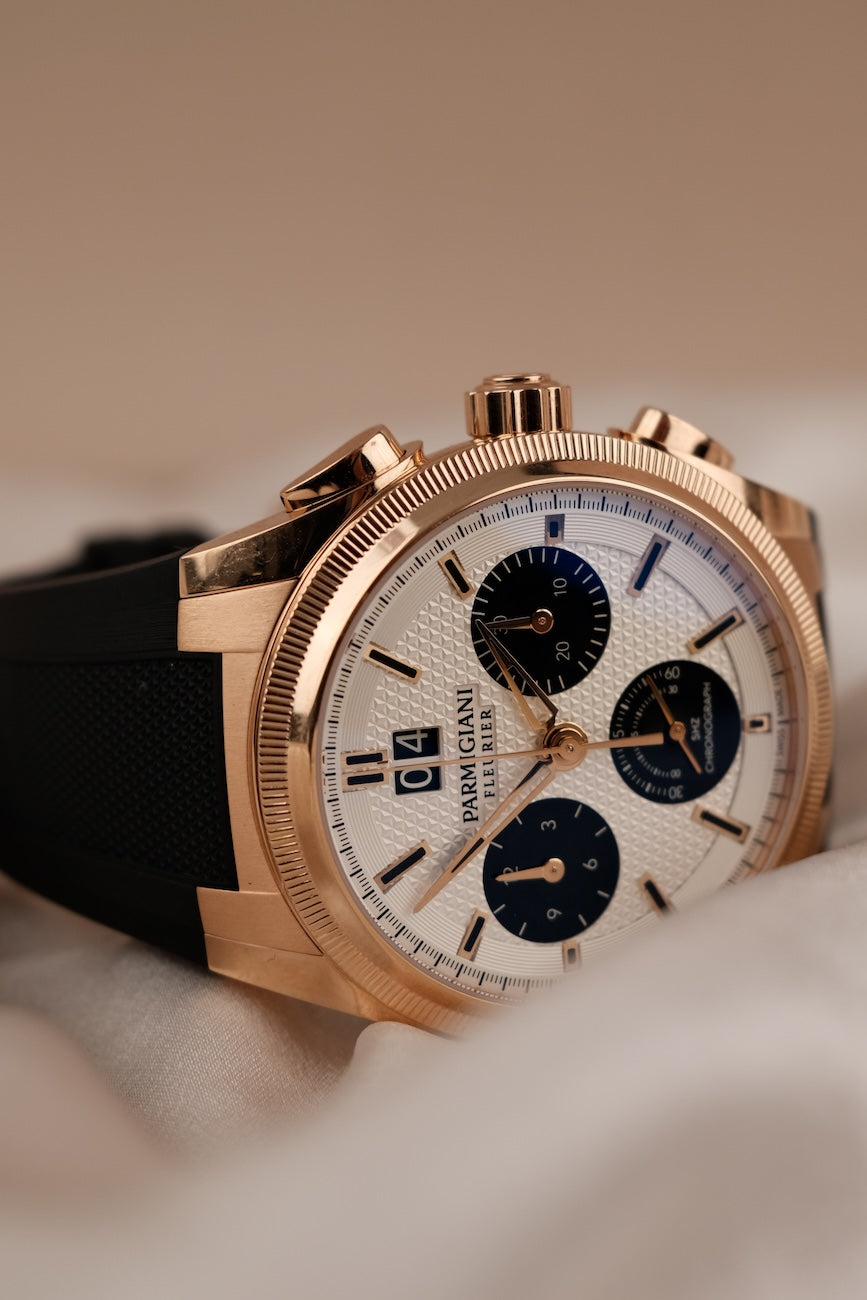 Parmigiani Fleurier Tonda PF Sport Chronograph PFC903-1500140-X0148 Box + og. Papiere Roségold