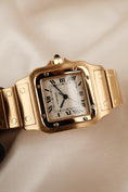 Load image into Gallery viewer, Cartier Santos Galbée 887901 Original Papiere 18k Gold, Open Papers
