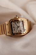 Load image into Gallery viewer, Cartier Santos Galbée 887901 Original Papiere 18k Gold, Open Papers
