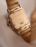 Load image into Gallery viewer, Cartier Santos Galbée 887901 Original Papiere 18k Gold, Open Papers
