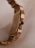 Load image into Gallery viewer, Cartier Santos Galbée 887901 Original Papiere 18k Gold, Open Papers
