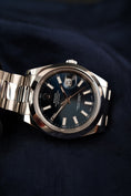 Bild in Galerie-Betrachter laden, Rolex Datejust II 116300 Box + og. Papiere Blue Stick Dial
