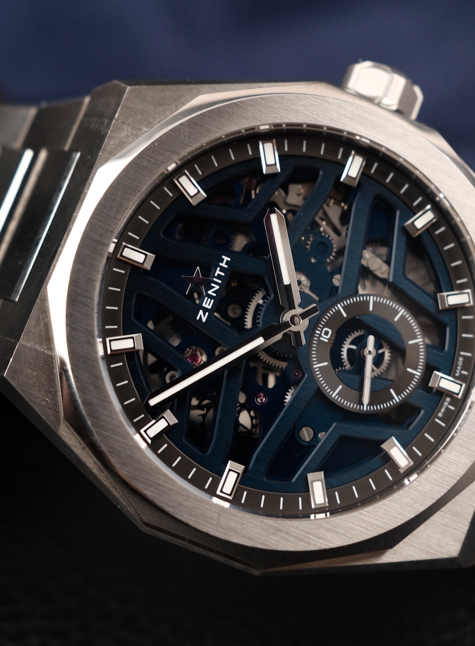 Zenith Defy Skyline  03.9300.3620/79.I001 Box + og. Papiere Skeleton Blue, German Delivered