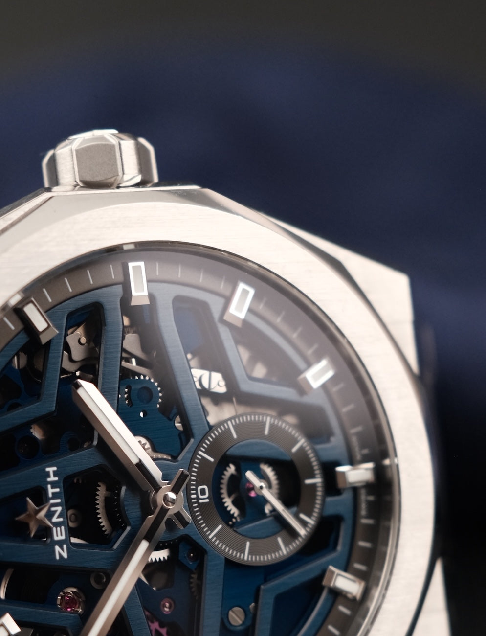 Zenith Defy Skyline  03.9300.3620/79.I001 Box + og. Papiere Skeleton Blue, German Delivered