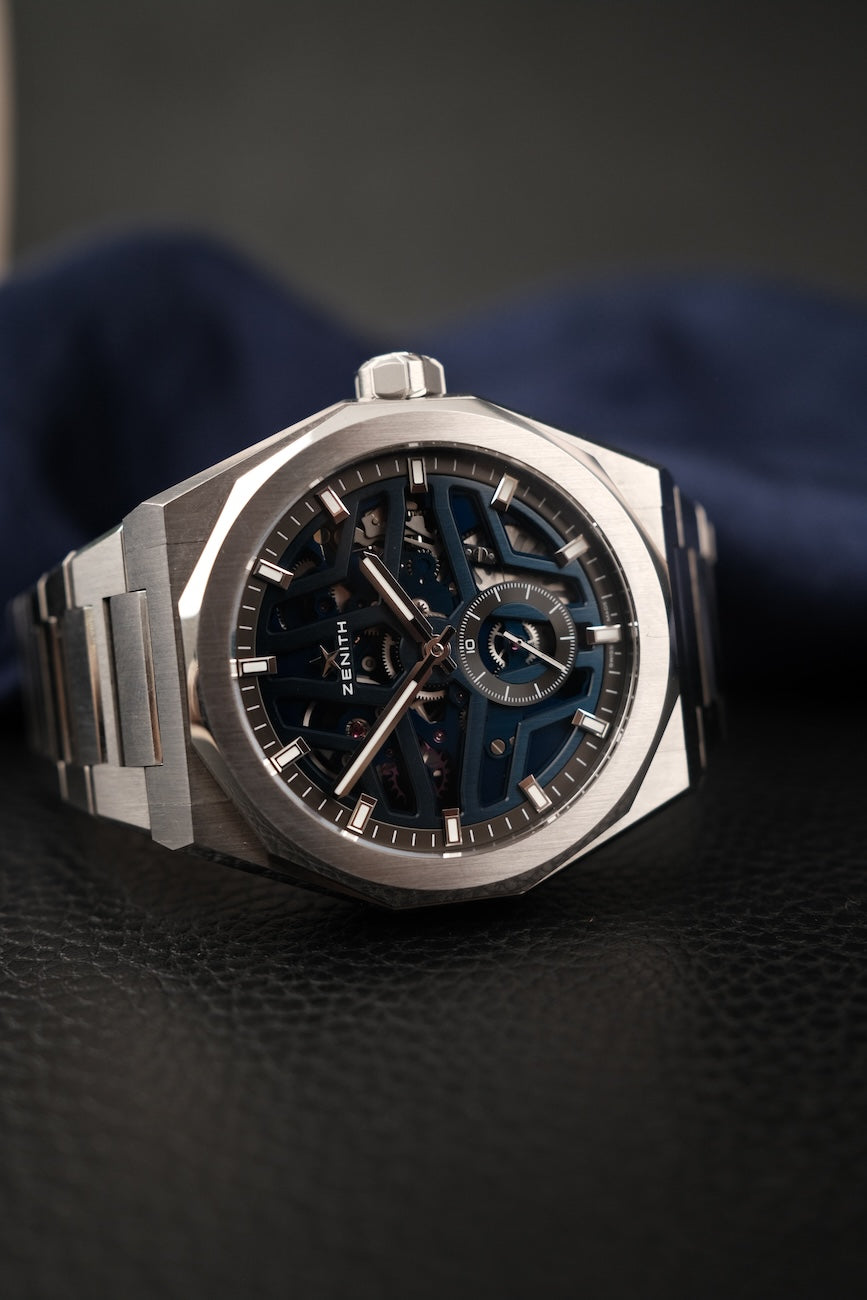 Zenith Defy Skyline  03.9300.3620/79.I001 Box + og. Papiere Skeleton Blue, German Delivered