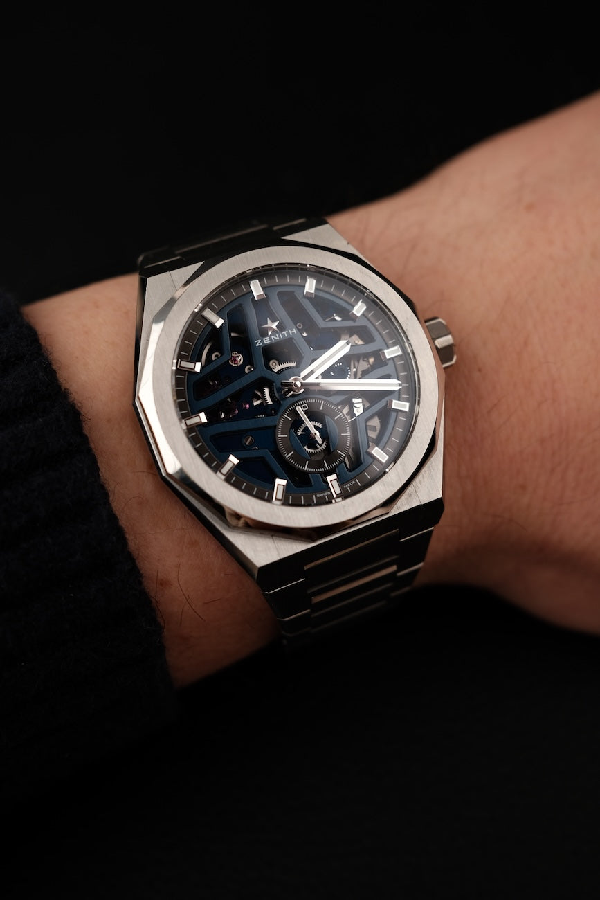 Zenith Defy Skyline  03.9300.3620/79.I001 Box + og. Papiere Skeleton Blue, German Delivered