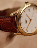 Charger l'image dans la visionneuse de la galerie, Longines Flagship L469561222 Box + og. Papiere 18K Gold
