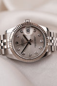 Cargar la imagen en la vista de la galería, Rolex Datejust 31 178274 Box + og. Papiere Silver Diamond Dial SERVICED
