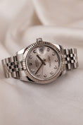 Cargar la imagen en la vista de la galería, Rolex Datejust 31 178274 Box + og. Papiere Silver Diamond Dial SERVICED
