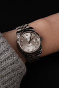 Bild in Galerie-Betrachter laden, Rolex Datejust 31 178274 Box + og. Papiere Silver Diamond Dial SERVICED
