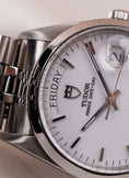 Load image into Gallery viewer, Tudor Prince Date Day 76200 Box + og. Papiere White Dial
