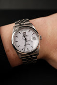 Load image into Gallery viewer, Tudor Prince Date Day 76200 Box + og. Papiere White Dial
