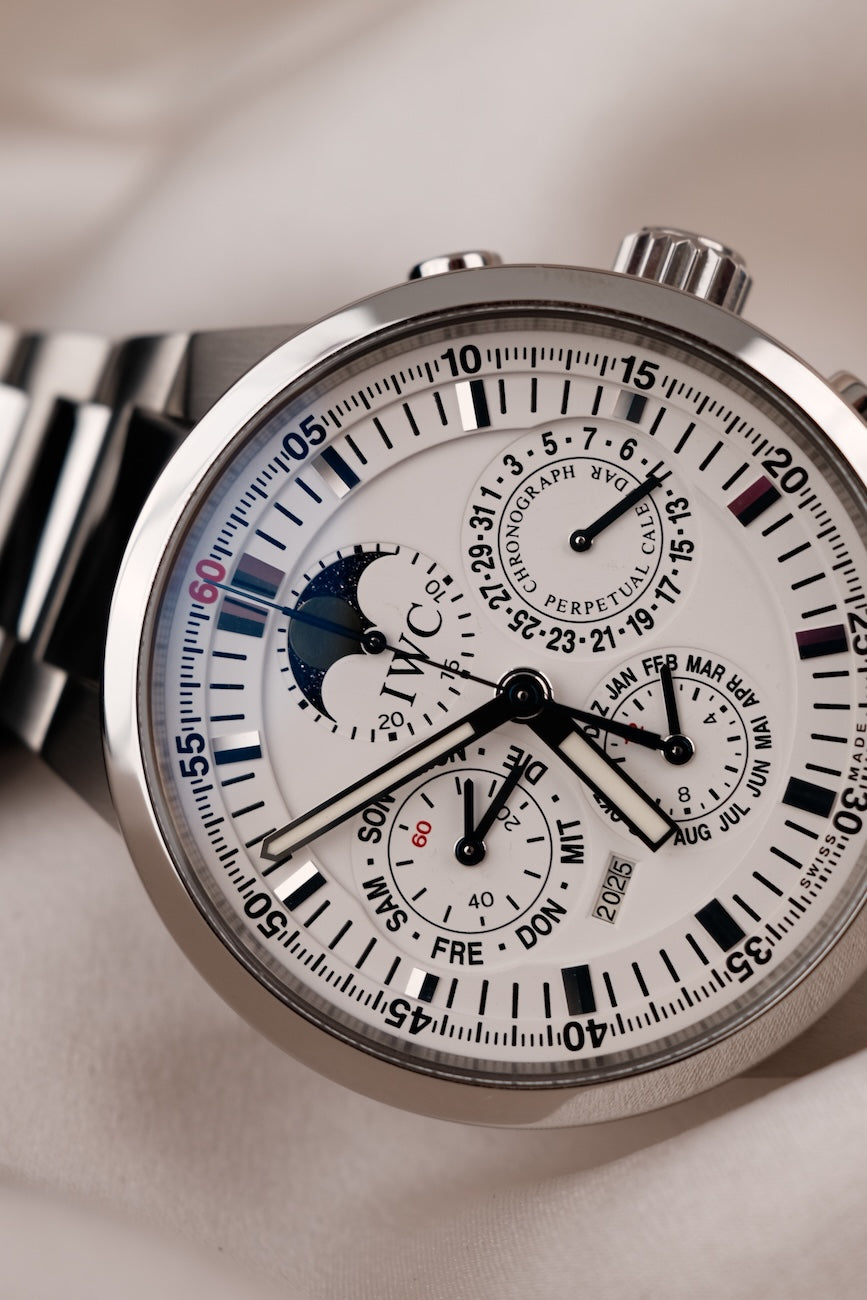 IWC GST Perpetual Calendar IW3756 Box + og. Papiere IWC Service 2023 German Delivered