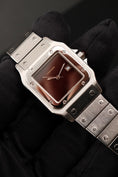 Load image into Gallery viewer, Cartier Santos Carrée  2960 Service Papers/Extrakt "Burgundy", Cartier Service 2025
