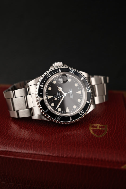 Tudor Submariner 79090 Box Black Dial, Serviced