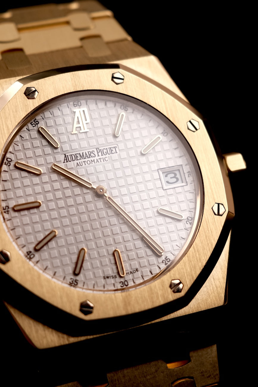 Audemars Piguet Royal Oak Jumbo 15202BA Box + og. Papiere 125th Anniversary Edition 2000 Collector´s Set First Edition