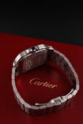 Carica l'immagine nel visualizzatore della galleria, Cartier Santos WSSA0071 Box + og. Papiere Blue Dial, 2024
