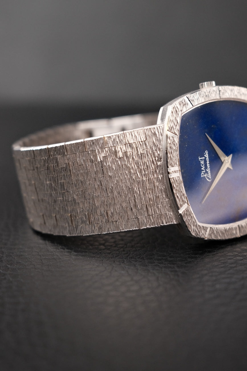 Piaget TV Lapis Lazuli 12421 RARE Unpolished No Cracks Uncut Bracelet