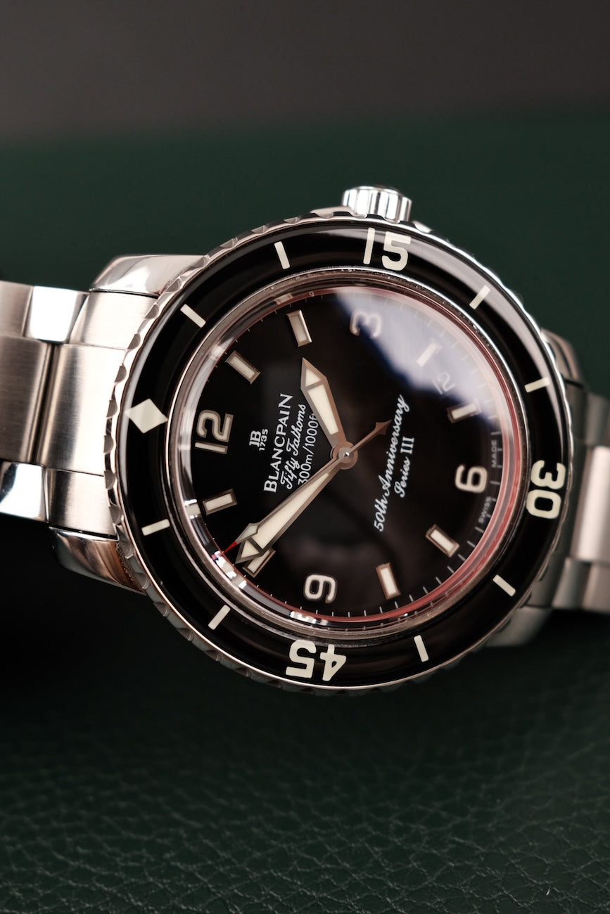 Blancpain Fifty-Fathoms Limited 50th Anniversary Series III 2200-1130 Box + og. Papiere Collector´s Set