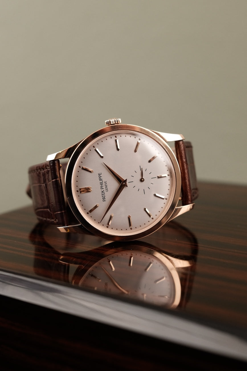 Patek Philippe Calatrava 5196R-001 Box + og. Papiere 18k Rosegold