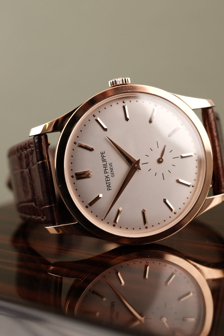 Patek Philippe Calatrava 5196R-001 Box + og. Papiere 18k Rosegold