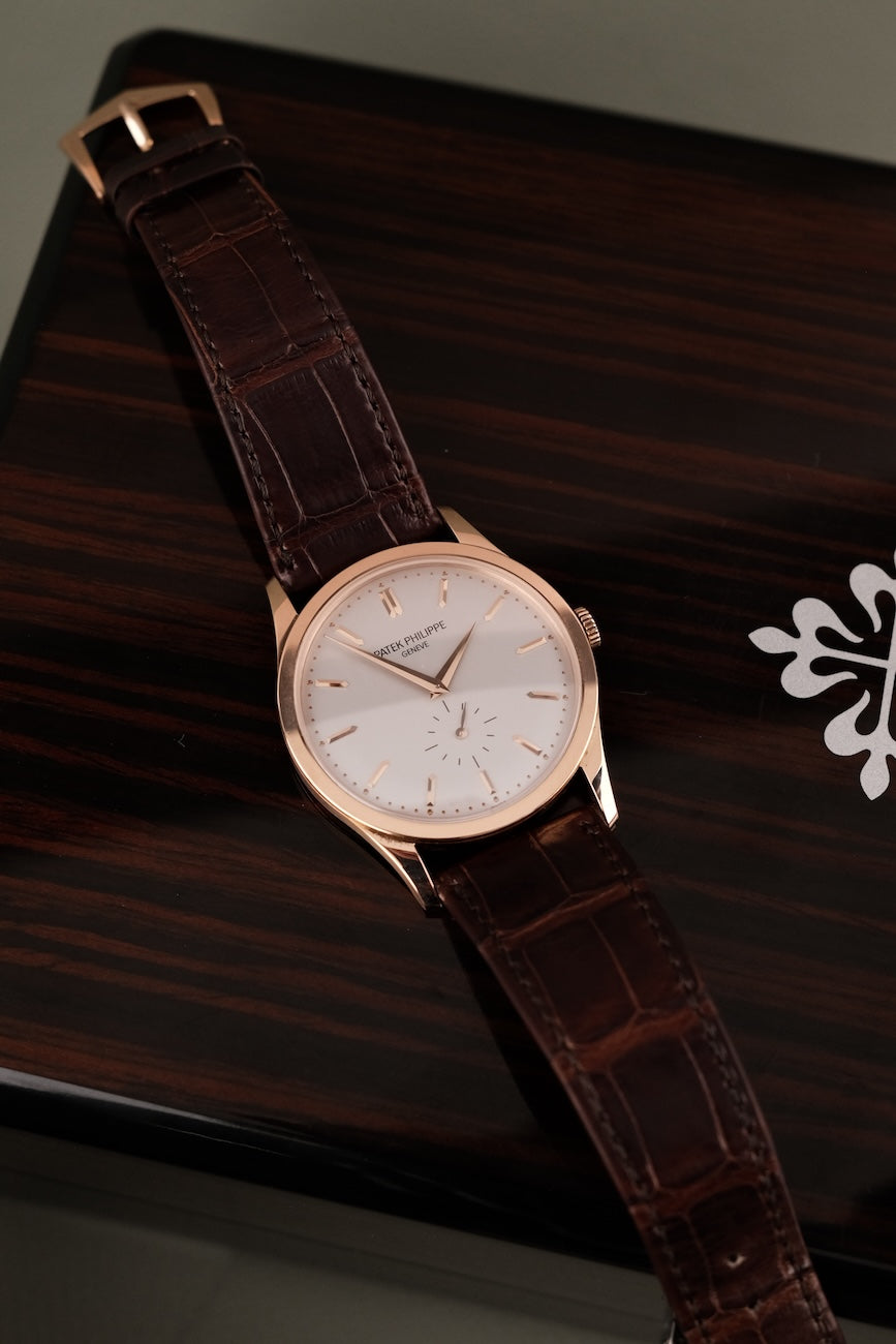 Patek Philippe Calatrava 5196R-001 Box + og. Papiere 18k Rosegold