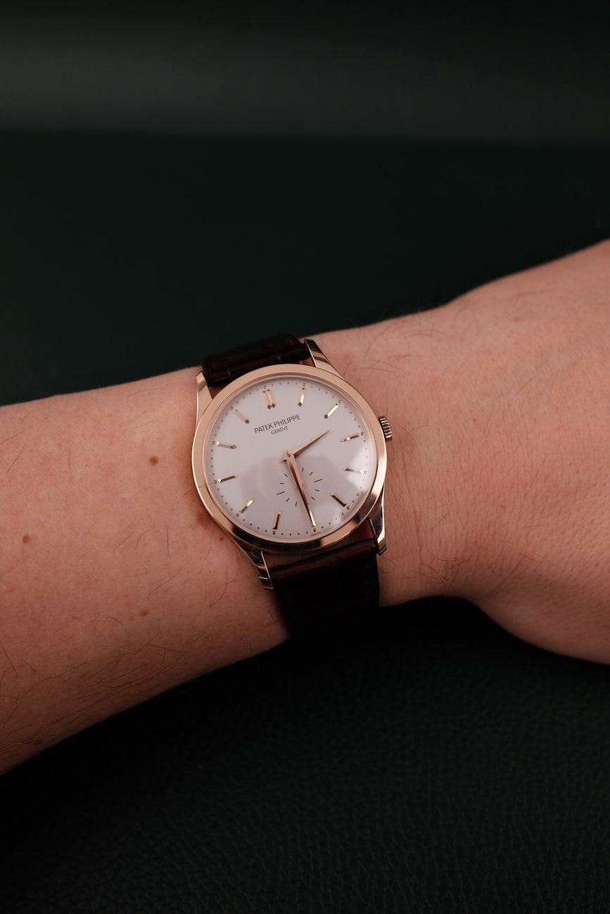 Patek Philippe Calatrava 5196R-001 Box + og. Papiere 18k Rosegold