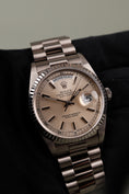 Load image into Gallery viewer, Rolex Day-Date 36 18239 18k White Gold, Patina Dial, SERVICED
