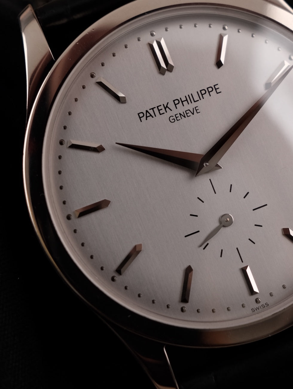 Patek Philippe Calatrava 5196G-001 Box + og. Papiere White Gold, Patek Service 2025