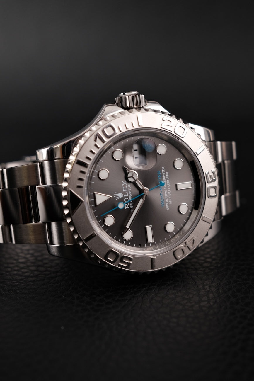 Rolex Yacht-Master 40 116622 Box + og. Papiere Rhodium Grey, Rolex Service 2022