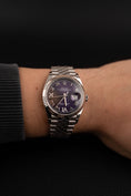 Cargar la imagen en la vista de la galería, Rolex Datejust 36 126234 Box + og. Papiere Aubergine Purple Diamond Dial Serviced
