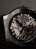 Carica l'immagine nel visualizzatore della galleria, Hublot Classic Fusion Ultra-Thin 515CM0140LR Original Papiere Black Skeleton 45mm
