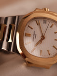 Load image into Gallery viewer, Patek Philippe Nautilus 3800 White Dial SERVICED Steel Gold
