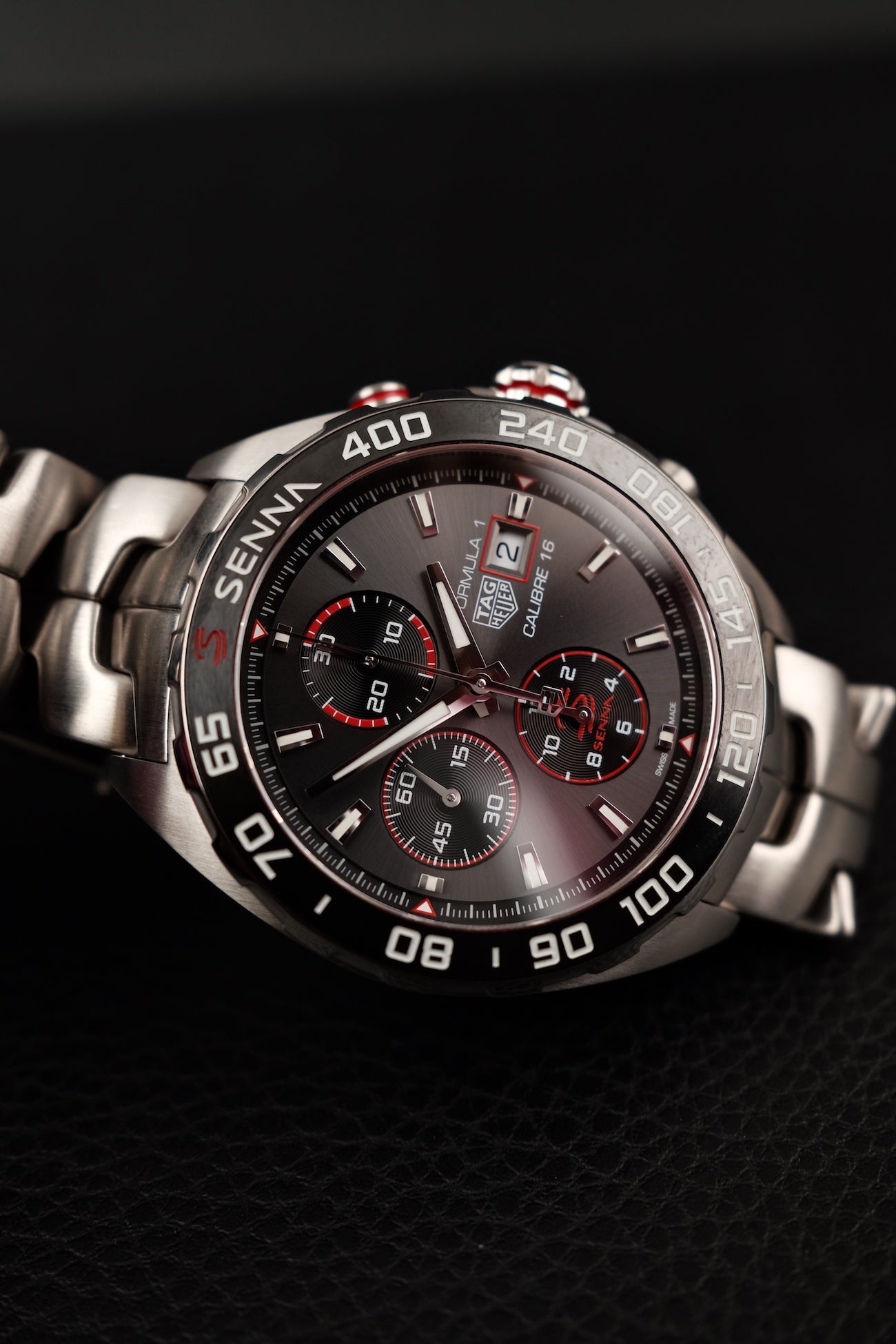 Tag Heuer Formula 1 x Senna Cal.16 Spezial Edition CAZ201D.BA0633 Box + og. Papiere German Delivered, First Buyer's Invoice