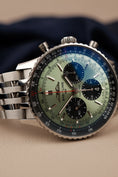 Charger l'image dans la visionneuse de la galerie, Breitling Navitimer 1 B01 Chronograph 43 AB0138241L1P1 Box + og. Papiere Green Dial, First Buyer's Invoice, German Delivered
